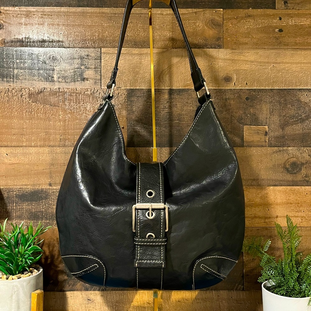 Michael Kors MK Hobo Bag Large Black Y2K